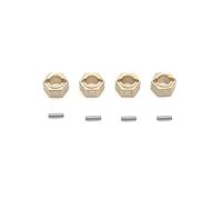 Accesorios RC para 1/24 para FCX24 1/18 para FCX18 para Eazyrc para RocHobby 4 Uds Adaptador para Cubo Hexagonal De Rueda De Latón De 7mm Accesorios De Piezas De Mejora De Coche RC