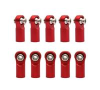 Accesorios RC para Arrma para Granite para Senton para Vorteks para Typhon Big para Rock para Axial para Tamiya YK 1/10 RC Car M4 Link Tie Rod End Ball Joint(Red)