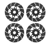 Accesorios Rc Para Arrma Para Infraction Para Limitless Para Felony 1/7 Para Typhon 1/8 4 Uds Adaptador Para Cubo Hexagonal Rueda Disco Freno Metal Piezas Mejora 17mm(Black)