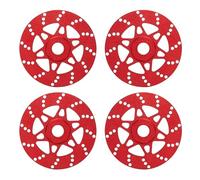 Accesorios Rc Para Arrma Para Infraction Para Limitless Para Felony 1/7 Para Typhon 1/8 4 Uds Adaptador Para Cubo Hexagonal Rueda Disco Freno Metal Piezas Mejora 17mm(Red)
