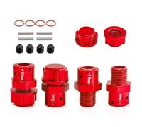 Accesorios Rc Para Arrma Para Kraton Para Typhon Para Outcast 1/8 4 Uds 6S Metal 17mm Adaptador Para Cubo Hexagonal Rueda Extendida + 10/13mm Negro Azul Rojo Plata(Blue,10mm)