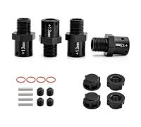 Accesorios Rc Para Arrma Para Kraton Para Typhon Para Outcast 1/8 4 Uds 6S Metal 17mm Adaptador Para Cubo Hexagonal Rueda Extendida + 10/13mm Negro Azul Rojo Plata(Silver,13mm)