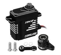 Accesorios RC para Arrma para Mojave para Granito para Typhon para Grom 1/12 para Losi para Nascar RC Piezas De Coche Práctico Juego Ahorro Servo Aluminio Ligero (25T)(Complete Set)