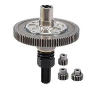 Accesorios Rc Para Arrma Para Senton Para Granite Para Big Para Rock Para Vorteks Para Typhon 1/10 91T Engranaje Recto Embrague Deslizante 21T 19T 17T Juego Engranajes Piezas Mejora 4x4(Black)