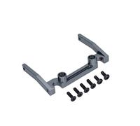 Accesorios RC Para Axial Para SCX10 1/10 1 Pieza Caja Electrónica Para Coche RC Viga Montaje CNC Aleación Aluminio Accesorios Orugas Piezas Mejora(Gray)