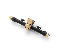 Accesorios RC para Axial para SCX24 90081 AXl00002 1/24 RC Car Upgrade Accesorios Piezas Metal Eje Portal Delantero Y Trasero(Black,Rear)