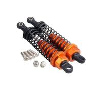 Accesorios RC para Buggy M602 1/18 Amortiguadores Aluminio 5 Colores 60 Mm 2 Unidades Coche RC con Orugas Todoterreno Vehículos Oruga Accesorios Repuesto(Orange)