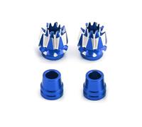 Accesorios RC Para FRSKY X7 Para FLYSKY I6S I6 I6X Para Jumper T18 T16 Para Futaba Spektrum DX6 DX7S DX8 Taranis X9D Extremos De Palanca Basculante Metal M3(Blue)