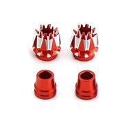 Accesorios RC Para FRSKY X7 Para FLYSKY I6S I6 I6X Para Jumper T18 T16 Para Futaba Spektrum DX6 DX7S DX8 Taranis X9D Extremos De Palanca Basculante Metal M3(Red)