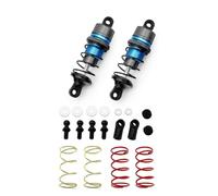 Accesorios RC para FW06 para TT01 para M05 para M06 para Racing 1/10 RC Coche De Control Remoto Plano para Racing Drift Car 63 Mm 1 Par De Amortiguadores Hidráulicos De Metal(Blue)