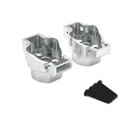 Accesorios RC Para HB Para Toys R1001 R1002 R1003 Para Traxxas Para TRX4 Para TRX6 1/10 Portal Metal Eje Caja Engranajes Cubierta Diferencial Eje RC(Silver,Rear Axle Mount)