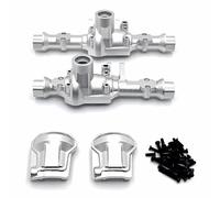 Accesorios RC para Huangbo HB Accesorios R1001 R1002 R1003 1/10 RC Coche Control Remoto Repuestos Actualización Eje Delantero Trasero Carcasa C Asiento(Silver,1 Set)