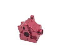 Accesorios Rc Para JLB Para J3 1/10 Modificación Mejora Metal Caja Cambios Delantera Trasera Tracción Las Cuatro Ruedas Piezas Coche RC Big Feet(Red)