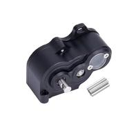 Accesorios Rc Para LCG Para SCX10 II Para TRX4 Para Capra 1/10 RC Crawler Transmisión De Caja De Cambios De Metal Con Eje De Engranaje De Acero Piezas Del Chasis(Black)