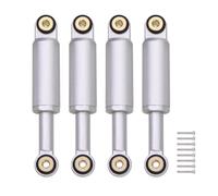 Accesorios RC para Losi Micro-B 1/24 Amortiguador 32mm Amortiguador Aceite Aluminio Completo con Anillos Goma Tornillo Piezas Mejora para Buggy RC 2WD(Silver)