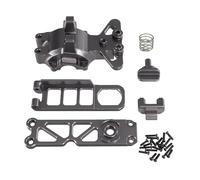 Accesorios RC para MJX para Hyper Go 1/16 16207 16208 16209 16210 H16BM H16PL H6V3 M162 M163 Cubierta Caja De Cambios Superior Delantera Actualización Clip De Batería(Titanium)