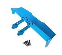 Accesorios Rc Para MJX Para Hyper Go 16207 H16PL RC Piezas Coche Alerón Trasero Metal Actualizaciones Modificaciones Accesorios(Blue)