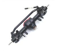 Accesorios RC para MN para MN128 MN86 G500 RC Car Piezas De Metal Accesorios Mejorados Ejes Delantero Y Trasero Conjunto Diferencial(Black,Size2)