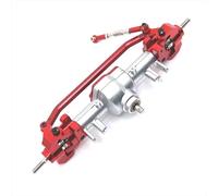 Accesorios RC para MN para MN128 MN86 G500 RC Car Piezas De Metal Accesorios Mejorados Ejes Delantero Y Trasero Conjunto Diferencial(Red2,Size2)
