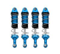 Accesorios Rc Para SCY Para 16101 16102 16103 Para MJX Para H16 16207 Para MN128 MN86 MN86KS 1/16 1/12 1 Juego RC Coche Amortiguador De Metal Piezas De Mejora Accesorios(Blue)