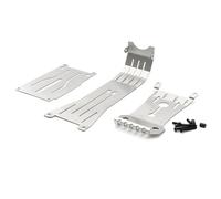 Accesorios RC para Tamiya para Hotshot II 2024 58737 1/10 Acero Inoxidable para Chasis Armadura Placa De Deslizamiento Protector De Eje RC Actualización De Coche Accesorios De Piezas