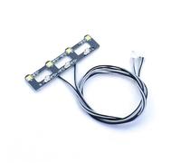 Accesorios RC para Tamiya para Scania 770S 6×4 56368 8X4 56371 RC para Camión Volquete 1/14 Accesorios para Automóvil Faros Delanteros Placa De Luz Lámpara
