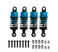 Accesorios RC para Tamiya para TT02 para TT01 M05 para HPI para HSP para Kyosho para Redcat 1/10 Amortiguador Aceite Aleación Aluminio RC Derrape En Carretera Coche Carreras(Blue,4pcs)
