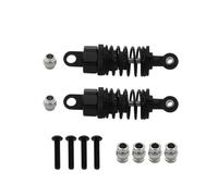 Accesorios RC para Tamiya para TT02 para TT01 M05 para HPI para HSP para Kyosho para Redcat 1/10 Amortiguador Aceite Aleación Aluminio RC Derrape En Carretera Coche Carreras(Black,2pcs)