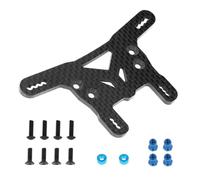 Accesorios RC para Tamiya XV02 XV-02 Pro 58707 1/10 Placa Torre Amortiguación Delantera Y Trasera Fibra Carbono Accesorios Mejoras Coche RC