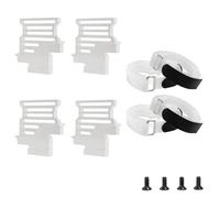 Accesorios RC para Traxxas 1/6 para XRT 8S Soporte De Batería para Alto De Metal con Correa De Batería Piezas De Actualización De Coche RC Accesorios Modificados(Silver)