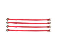 Accesorios RC para Traxxas para Axial 1/7 1/8 1/10 Suspensión Amortiguador De Presión Negativa Correa De Límite Correas Cuerda Protectora RC Piezas De Coche(Red)