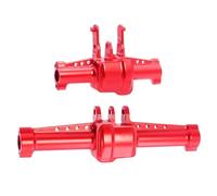 Accesorios RC para Traxxas para TRX4-M K10 1/18 RC Crawler Piezas De Actualización Accesorios Carcasa Eje Delantero Y Trasero Aluminio con Cubierta Eje(Red)