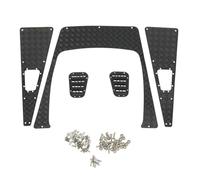 Accesorios RC para Traxxas para TRX4 para TRX-4 82056-4 para Defender 1/10 Rejilla De Entrada De Aire para Capó De Coche RC Crawler con Placa Antideslizante De Metal