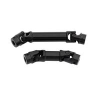 Accesorios Rc Para Traxxas Para TRX4M Para TRX-4M 1/18 2 Piezas Acero Metal Eje Transmisión CVD 9751 Accesorios Mejora Para Coches RC Crawler(Black)