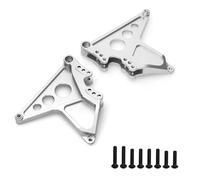 Accesorios RC para Traxxas para Unlimited para Desert para Racer para UDR 1/7 2 Piezas De Soportes Amortiguador Trasero Metal para Coche RC 8538 8538X Accesorios Piezas Actualización(Silver)