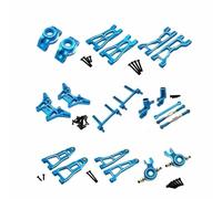 Accesorios RC Para Ud 1201 Ud 1202 Ud-12 Pro 1/12 Metal Suspensión Delantera Y Trasera Kit De Brazo De Dirección Coche RC Accesorios Para Piezas De Mejora(Blue)