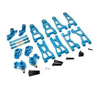 Accesorios RC para UD1201 UD1202 Pro 1/12 Copa De Dirección De Metal Brazo De Suspensión Delantera Y Trasera Kit De Montaje De Dirección RC Piezas De Mejora De Coche Accesorios(Blue)
