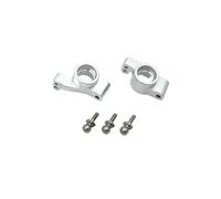 Accesorios Rc Para WLtoys 1/24 244016 Para LOSI Micro-B RC Car Metal Rueda Trasera Copa Actualización OP Accesorios Piezas De Repuesto(Silver)