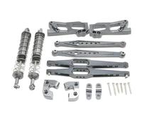 Accesorios RC para Wltoys 12428 12423 12428-A/B/C Piezas De Repuesto De Coche Teledirigido Mejora El Kit De Vulnerabilidad del Haz Principal del Eje Trasero De Metal(Gray)