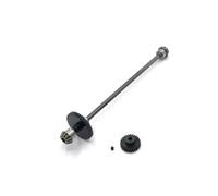 Accesorios Rc Para WLtoys 144010 144001 144002 1/14 Conjunto Eje Transmisión Central Metal Mejorado Con Engranaje Motor 27 Dientes Piezas Para Coche RC(Gray)