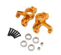 Accesorios Rc Para Wltoys 144016 144018 Bloque De Copa Dirección Metal Piezas Actualización Para Coche RC Accesorios Con Rodamientos(Yellow)