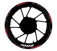 Accesorios Reflectantes, Pegatinas para Rueda De Motocicleta, Cinta Impermeable A Rayas para Llanta para BMW S1000RR S1000 RR HP4(Color 2)