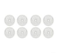 Accesorios robóticos para mopa con filtro de tambor para limpieza en seco y húmedo Bissell 3115 para modelos de aspiradoras robot, kit de limpieza de chenilla blanca para uso doméstico (4 piezas)