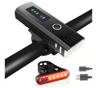 Accesorios seguros para ciclismo, luces ultrabrillantes para bicicleta de día o de noche, diseño de liberación rápida, resistentes al agua,