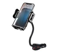 Accesorios Soporte Navegación Teléfono Automóvil | Cargador Dual Coche Soporte Teléfono Coche Ajustable Célula Detector Voltaje Soporte navegación coche