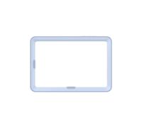 Accesorios Tableta Samsung Funda con bordes reforzados, función soporte para Galaxy Tab S11 - Azul