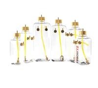 Accesorios Tanque de Combustible Cuadrado de plástico Transparente, 260ml, 360ml, 500ml, 700ml, 1000ml, 1500ml, Compatible con Modelo de avión RC, Nuevo diseño, 1 ud.