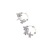 Accesorios únicos Hanfu Pendientes largos elegantes con diseño llamativo de gota de agua (HZS596-10)