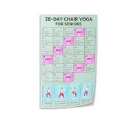 Accessible Movement and Calm Inspiration Canvas, Yoga Concept Art for Living Room Bedroom(Framed,16x24inch(40x60cm))