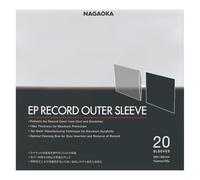 Accessoire platine vinyle Nagaoka Pack de 20 pochettes extérieures Nagaoka JC20EP pour disques vinyle 7'' 45 tours